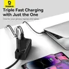 Wandladegerät Baseus GaN5 Pro 2xUSB-C + USB, 65W (schwarz) Produktbild-Vorschau 23