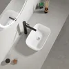 Aufsatzwaschbecken aus Keramik, weiß, oval, glänzend, 37 x Produktbild-Vorschau 10