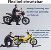 UISEBRT 2 pièces Béquille de moto avant + arrière Elévateur Voir les images du produit 6