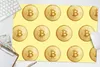 MuchoWow® Schreibtischunterlage Bitcoin - Gold - Muster - Produktbild-Vorschau 5