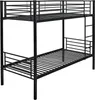 Letto a castello "ADAM" - 90 x 190 cm - Metallo - Nero Anteprima dell’immagine prodotto 6