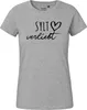 Huuraa Damen T-Shirt Sylt verliebt XL Sport Grey Bio Produktbild-Vorschau 2