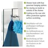 WENKO Dusch Haken Vieste Duo Edelstahl Duschwand Handtuch Produktbild-Vorschau 2