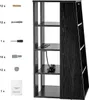 SucceBuy Supporto multimediale AV a 5 livelli, in legno per Anteprima dell’immagine prodotto 1