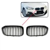 Frontziergitter Nieren Doppelsteg Schwarz glänzend für BMW Produktbild-Vorschau 3