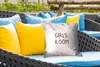 MuchoWow® Outdoor Kissen - Zitate - Mädchenzimmer - Mädchen Produktbild-Vorschau 4