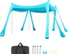 SucceBuy Strandzelt mit Sonnenschutz (UPF 50+) 3 x 3 x 2 m, Produktbild-Vorschau 1
