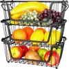 Vilde Obstkorb Obst-Etagere Loft-Korb aus Metall für Obst Produktbild-Vorschau 2