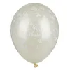 30 Luftballons Ø 29 cm elfenbein "Just Married" metallic Produktbild-Vorschau 1
