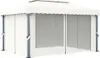vidaXL Pavillon mit Vorhängen & LED-Lichterketten 4x3 m Produktbild-Vorschau 5
