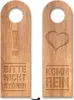 Bitte nicht stören oder Komm rein Türhänger in Holzoptik Produktbild-Vorschau 1