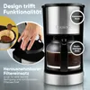 A coffee maker with text overlays highlighting its features. Anteprima dell’immagine prodotto