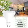 A product shot of an LED bulb in front of a modern kitchen interior. Produktbild-Vorschau