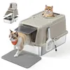 Feandrea Edelstahl Katzenklo, XL, Katzentoilette mit Produktbild-Vorschau 1