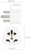 kwmobile 2x Reiseadapter Südafrika Typ-M - Reise Adapter zu Produktbild-Vorschau 3
