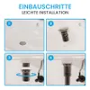 Bächlein Pop Up Ablaufgarnitur mit Überlauf für Waschbecken Produktbild-Vorschau 4
