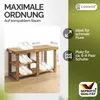 CASARIA Schuhbank mit Sitzfläche 87 x 45 x 30 cm 160kg Produktbild-Vorschau 4