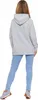 Women's Loose Oversize Sweatshirt Über Den Kopf Mit Kapuze Produktbild-Vorschau 5