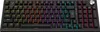 A top-down view of a black mechanical keyboard with RGB backlighting. Náhľad obrázku produktu