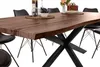 Esstisch 220x100 cm Baumkante Holz Nussbaum-Optik Produktbild-Vorschau 5