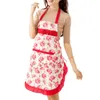 Schürze öldichtes Dame Kleid Baumwollblumenmuster Schürze Produktbild-Vorschau 2