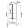 ISA-vitrine met twee deuren en LED-verlichting, Productafbeelding-voorbeeld 7