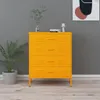 Cassettiera giallo senape 80x35x101,5 cm acciaio Anteprima dell’immagine prodotto 2