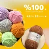 Ayos Samt Baby 14 Gelb Chenillegarn Strickgarn Babywolle Produktbild-Vorschau 4