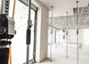 Construction site with scaffolding and support poles. Anteprima dell’immagine prodotto