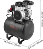 Compressore d'aria VEVOR, serbatoio in acciaio da 10 Anteprima dell’immagine prodotto 8