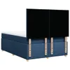 Boxspringbett mit Matratze Blau 140x190 cm Stoff Produktbild-Vorschau 8