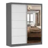 Schwebetürenschrank Kleiderschrank Bella 03, 183 cm, Produktbild-Vorschau 4