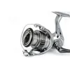 A close-up studio shot of a fishing reel on a white background. Produktbild-Vorschau