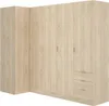Dmora Guardaroba Grande Atena 90.5x184h cm Marrone Rovere, Anteprima dell’immagine prodotto 1