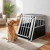 COSTWAY Hundetransportbox, Alu Hundebox mit abschließbarer Produktbild-Vorschau 2
