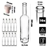 Bottiglie di vetro KADAX 500ml, 10 pezzi, bottiglie per Anteprima dell’immagine prodotto 3