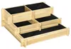 Outsunny opklapbed met houten frame, model 845-639V00 Productafbeelding-voorbeeld 1