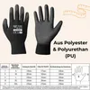 12 x PolyurethanHandschuhe Arbeit Arbeitshandschuhe Herren Produktbild-Vorschau 2