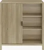 Komoda „Lukkodso” z drzwiami 82 x 75 x 30 cm Wygląd dębu, Podgląd zdjęcia produktu 5