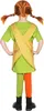 A child wearing a Pippi Longstocking costume, viewed from the back. Produktbild-Vorschau