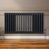 Tradiční třísloupový radiátor - 600 x 1012 mm - antracitově Náhled obrázku produktu 9