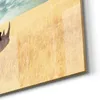 DEQORI Glasbild Echtglas 90x60 cm 'Goldene Wildnis' Produktbild-Vorschau 5