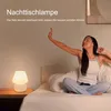 Nachttischlampen,Pilz Tischlampe LED Glas Produktbild-Vorschau 2