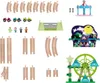 LUPILU® Holzschienenbahn Freizeitpark Geisterbahn Licht Produktbild-Vorschau 7