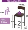 YITAHOME Barhocker, 2er Set, Barstühle, Küchenstühle, Produktbild-Vorschau 3