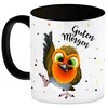 Guten Morgen Kaffeebecher Henkel und Innenseite Schwarz mit Produktbild-Vorschau 2