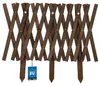 KOTARBAU® Ausziehbarer Gartenzaun aus Holz 127 x 40 cm Produktbild-Vorschau 1