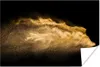 MuchoWow® Poster Sand - Gold - Schwarz - Luxus - Kunst Produktbild-Vorschau 1
