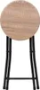 5five Simply Smart Klapphocker in Holzoptik, Sitzhocker, Anteprima dell’immagine prodotto 2