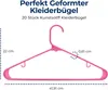 SereneLife Kleiderhacken, Kleiderbügel Kunststoff 20 Stück, Produktbild-Vorschau 2